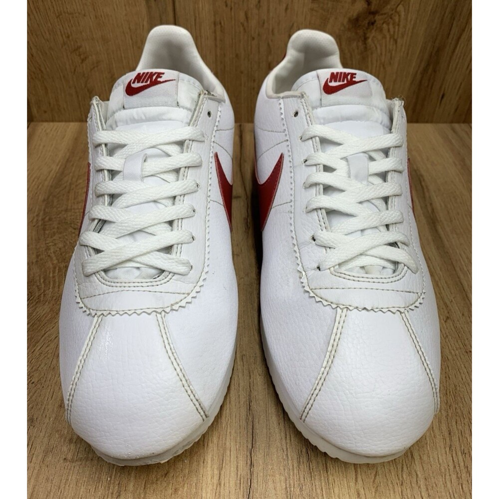 Nike Mens Cortez Forrest Gump Size 12 White Red Sneakers Shoes 749571 154 - Picture 4 of 12